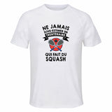 Maillot de Sport Homme Squash Copie 4 Trentenaire - T-Shirt Respirant Polyester Manches Courtes - Cadeau Sportif Anniversaire Noël Fête des Pères