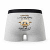 Caleçon Raphael Agneau - Humour Boxer Gris Idée Cadeau