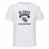 Maillot de Sport Homme Flechette Trentenaire - T-Shirt Respirant Polyester Manches Courtes - Cadeau Sportif Anniversaire Noël Fête des Pères