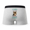 Caleçon Ce Gymnaste Le Plus Chouette - Humour Boxer Gris Idée Cadeau
