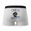 Caleçon Greve - Humour Boxer Gris Idée Cadeau Passion