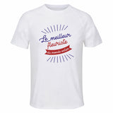 Maillot de Sport Homme Fleuriste Meilleur Monde - T-Shirt Respirant Polyester Manches Courtes - Cadeau Sportif Anniversaire Noël Fête des Pères