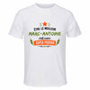 Maillot de Sport Homme Meilleur Marc-Antoine Super Pouvoir Cadeau Anniversaire Noël Fête des Pères T-Shirt Respirant Polyester