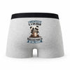 Caleçon Larchitecte Panda Grain - Humour Boxer Gris Idée Cadeau