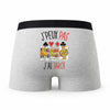 Caleçon Tarot - Humour Boxer Gris Idée Cadeau Passion