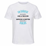 Maillot de Sport Homme pour Un Ebeniste Formidable Blanc - T-Shirt Respirant Polyester Manches Courtes - Cadeau Sportif Anniversaire Noël Fête des Pères