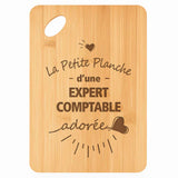 Planche bambou gravée personnalisée femme idée cadeau Fête des Mères apéro 30×20 prénom cuisine plateau fromage anniversaire noel maman mamie