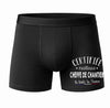 Caleçon Certifié Meilleur cheffe de Chantier - Face - Humour Boxer Coton Motif Métier Idée Cadeau Anniversaire Noël Homme
