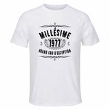 Maillot de Sport Homme 1977 Millesime Grand Cru Ministere Magie - T-Shirt Respirant Polyester Manches Courtes - Cadeau Sportif Anniversaire Noël Fête des Pères