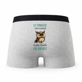Caleçon Ce Pongiste Le Plus Chouette - Humour Boxer Gris Idée Cadeau