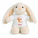 Peluche Lapin Bébé Doudou Celia Princesse Écureuil Cadeau Naissance Fille Nouveau-Né Baby Shower