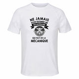 Maillot de Sport Homme Mecanique Sexagenaire - T-Shirt Respirant Polyester Manches Courtes - Cadeau Sportif Anniversaire Noël Fête des Pères