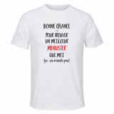 Maillot de Sport Homme Menusier Ca n'existe Pas Homme - T-Shirt Respirant Polyester Manches Courtes - Cadeau Sportif Anniversaire Noël Fête des Pères