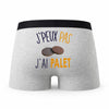 Caleçon Palet - Humour Boxer Gris Idée Cadeau Passion