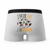 Caleçon Sushi - Humour Boxer Gris Idée Cadeau Passion
