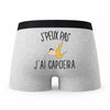 Caleçon Capoeira - Humour Boxer Gris Idée Cadeau Passion