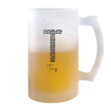 Verre à Bière Tony Lettre Littérature | Chope de Bière Pinte | Idée Cadeau Prénom Livre Lecture Anniversaire Papa Collègue Départ Retraite Noël