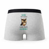 Caleçon Shaina la Plus Chouette - Humour Boxer Gris Idée Cadeau