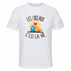 Maillot de Sport Homme Oiseaux C'est La Vie - T-Shirt Respirant Polyester Manches Courtes - Cadeau Sportif Anniversaire Noël Fête des Pères