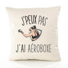 Housse de Coussin Premium aéroboxe Version Blanc - Coton Canvas Fairtrade Beige Idée Cadeau Décoration Canapé