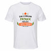 Maillot de Sport Homme Meilleur Patrick Super Pouvoir Cadeau Anniversaire Noël Fête des Pères T-Shirt Respirant Polyester