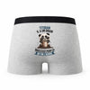 Caleçon Titouan Panda Grain - Humour Boxer Gris Idée Cadeau