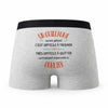 Caleçon Un Guillaume Aussi Génial - Humour Boxer Gris Idée Cadeau