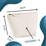 Pochette Trousse Sac Fourre-tout Tote Bag | idée cadeau Couple Amour Saint Valentin Mariage Fiançailles Anniversaire Romantique Amoureux