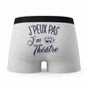 Caleçon Theatre - Humour Boxer Gris Idée Cadeau Passion