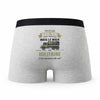 Caleçon Beau-Papa Militaire - Humour Boxer Gris Idée Cadeau Fête des Pères