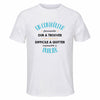 Maillot de Sport Homme pour Un Controleur Formidable Blanc - T-Shirt Respirant Polyester Manches Courtes - Cadeau Sportif Anniversaire Noël Fête des Pères
