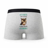 Caleçon Cet Athlete Le Plus Chouette - Humour Boxer Gris Idée Cadeau