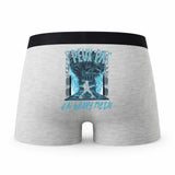 Caleçon Heavy Metal - Humour Boxer Gris Idée Cadeau Passion