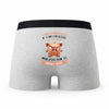 Caleçon Leducateur Sportif Caractère de Cochon - Humour Boxer Gris Idée Cadeau