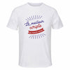 Maillot de Sport Homme Scripte Meilleur Monde - T-Shirt Respirant Polyester Manches Courtes - Cadeau Sportif Anniversaire Noël Fête des Pères