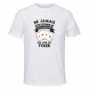 Maillot de Sport Homme Poker Septuagenaire - T-Shirt Respirant Polyester Manches Courtes - Cadeau Sportif Anniversaire Noël Fête des Pères