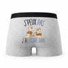 Caleçon Escape Game - Humour Boxer Gris Idée Cadeau Passion