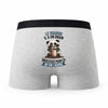 Caleçon Le Doudou Panda Grain - Humour Boxer Gris Idée Cadeau