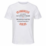 Maillot de Sport Homme pour Un Handballeur Aussi Genial - T-Shirt Respirant Polyester Manches Courtes - Cadeau Sportif Anniversaire Noël Fête des Pères
