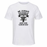 Maillot de Sport Homme Golf Homme 60 Copie 3 Trentenaire - T-Shirt Respirant Polyester Manches Courtes - Cadeau Sportif Anniversaire Noël Fête des Pères