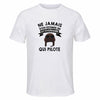 Maillot de Sport Homme Pilote Octogenaire - T-Shirt Respirant Polyester Manches Courtes - Cadeau Sportif Anniversaire Noël Fête des Pères