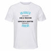 Maillot de Sport Homme pour Un Athlete Formidable Blanc - T-Shirt Respirant Polyester Manches Courtes - Cadeau Sportif Anniversaire Noël Fête des Pères