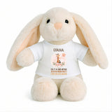 Peluche Lapin Bébé Doudou Lyana Cou Monte Girafe Cadeau Naissance Fille Nouveau-Né Baby Shower