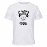 Maillot de Sport Homme Theatre Sexagenaire - T-Shirt Respirant Polyester Manches Courtes - Cadeau Sportif Anniversaire Noël Fête des Pères