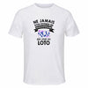 Maillot de Sport Homme Loto Copie 5 Quarantenaire - T-Shirt Respirant Polyester Manches Courtes - Cadeau Sportif Anniversaire Noël Fête des Pères