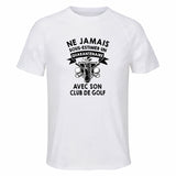 Maillot de Sport Homme Golf Homme 60 Copie 4 Quarantenaire - T-Shirt Respirant Polyester Manches Courtes - Cadeau Sportif Anniversaire Noël Fête des Pères