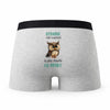 Caleçon Raymonde la Plus Chouette - Humour Boxer Gris Idée Cadeau