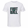Maillot de Sport Homme Footbal 2 Minimaliste - T-Shirt Respirant Polyester Manches Courtes - Cadeau Sportif Anniversaire Noël Fête des Pères