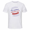 Maillot de Sport Homme Mediateur Social Meilleur Monde - T-Shirt Respirant Polyester Manches Courtes - Cadeau Sportif Anniversaire Noël Fête des Pères