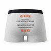 Caleçon Un Tonton Aussi Génial - Humour Boxer Gris Idée Cadeau